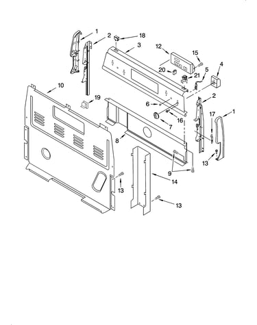 Control panel parts