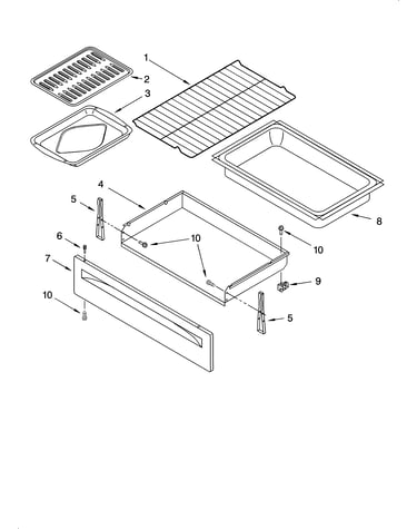 Drawer & broiler parts
