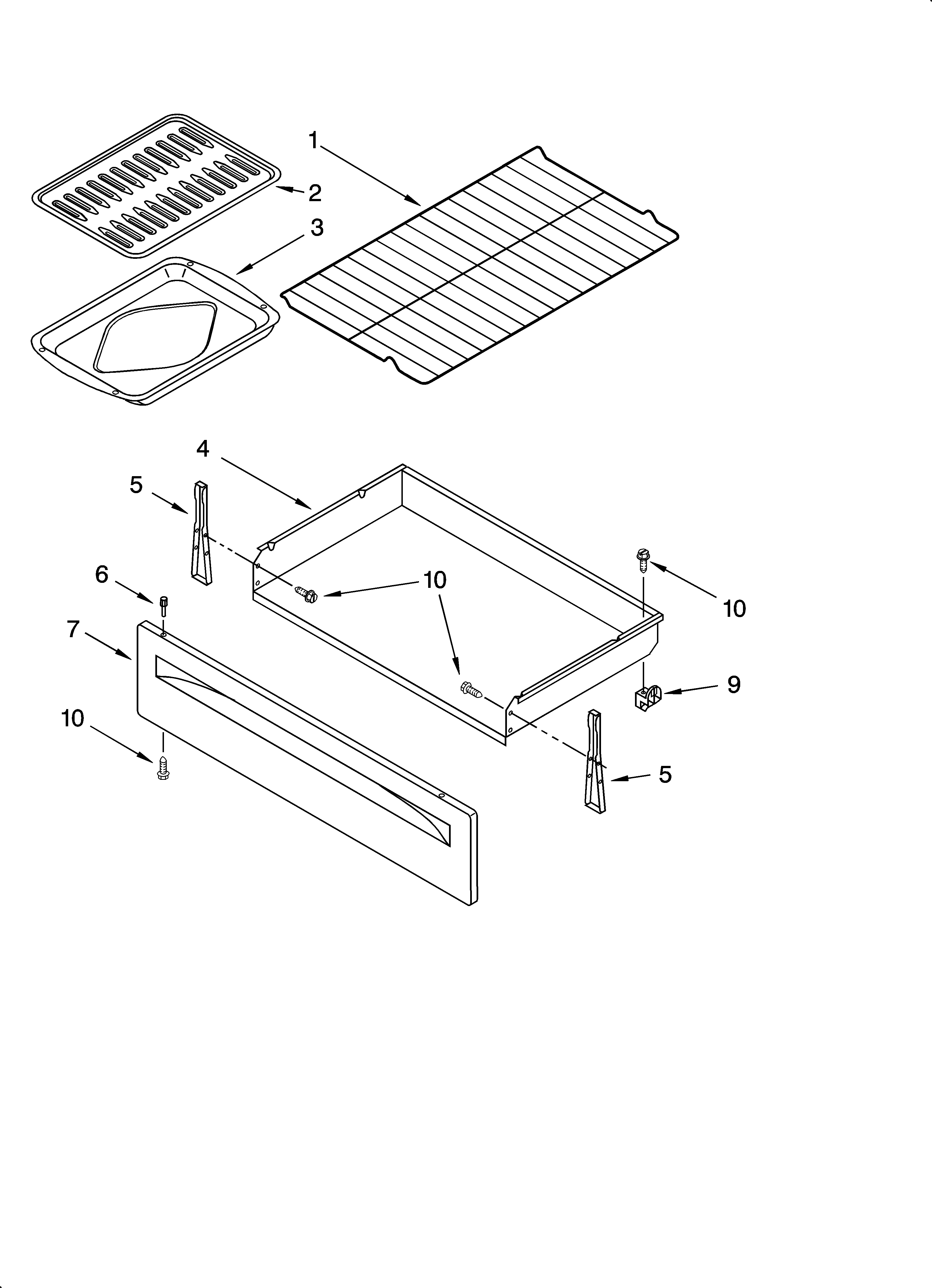 DRAWER & BROILER PARTS