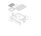 Inglis IMP85802 drawer & broiler parts diagram