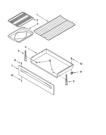 Drawer & broiler parts