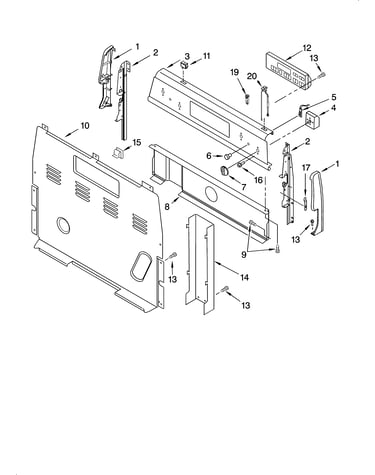 Control panel parts