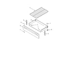 Inglis IRE32301 drawer & broiler parts diagram