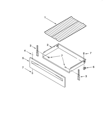 Drawer & broiler parts