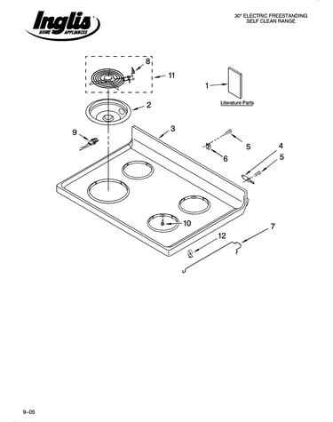 Cooktop parts