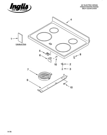 Cooktop parts
