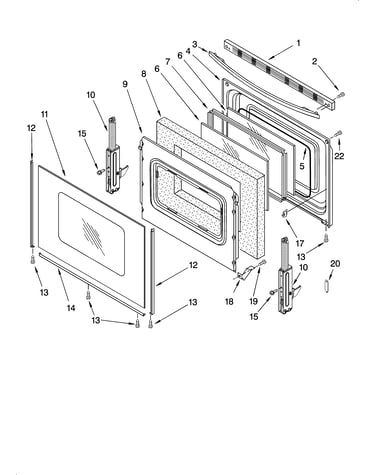 Door parts, optional parts (not included)