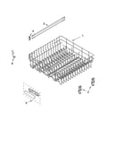 Upper rack and track parts