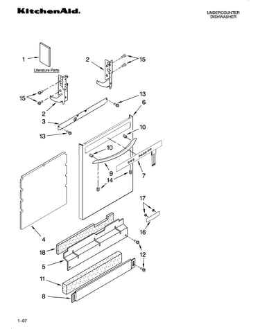 Door and panel parts
