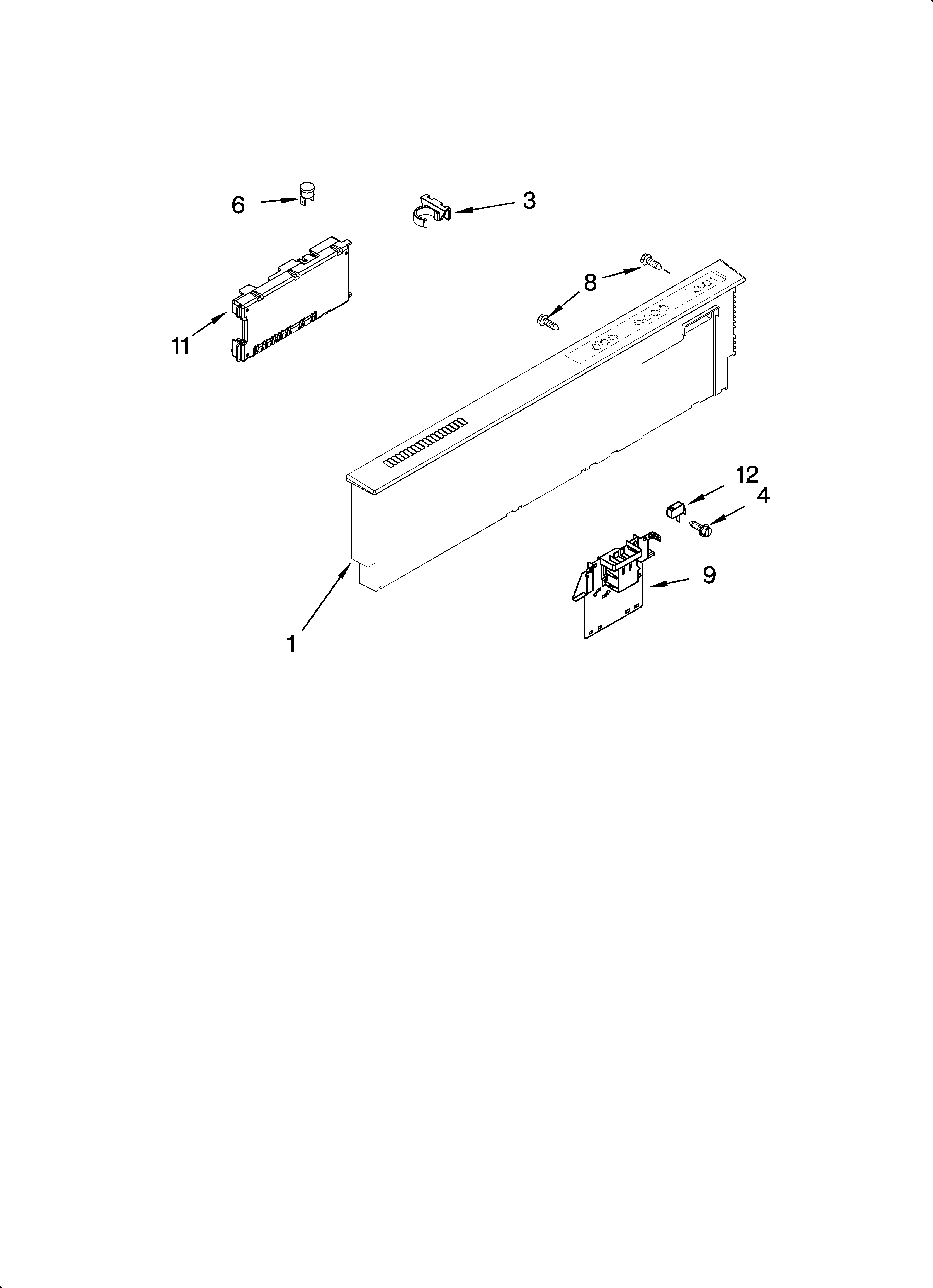 Control panel parts