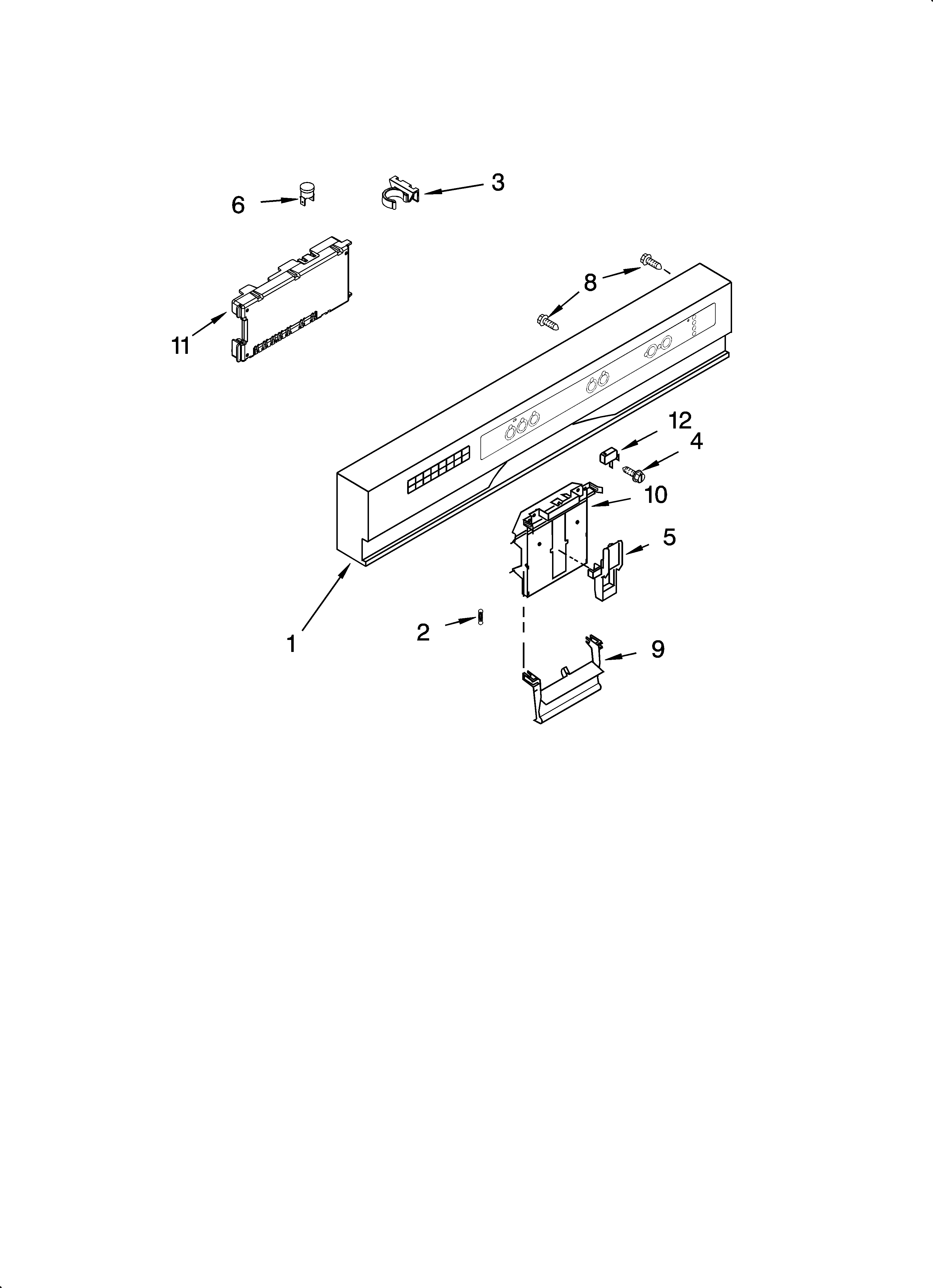 Control panel parts