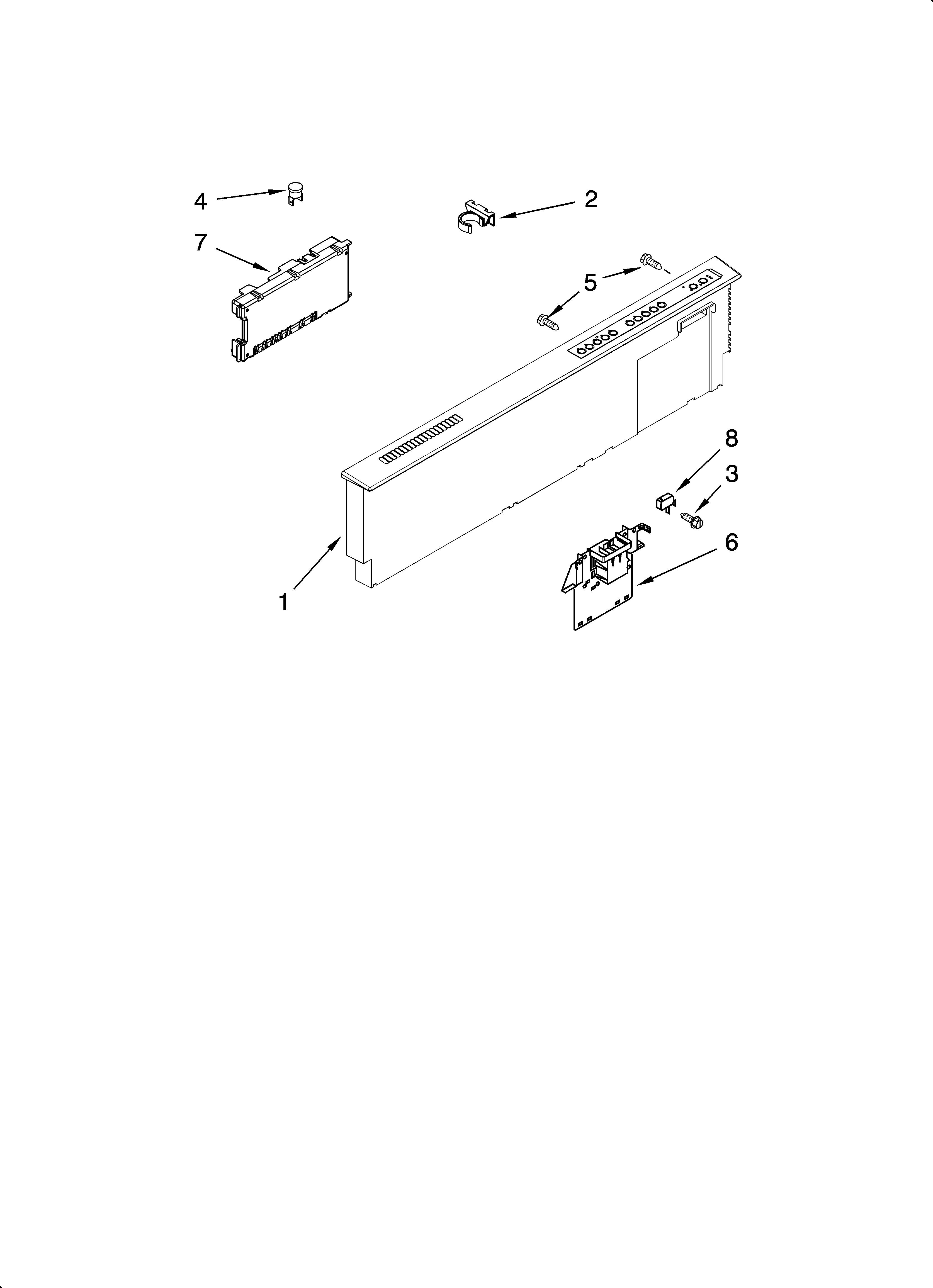 Control panel parts