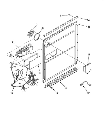 Door and latch parts
