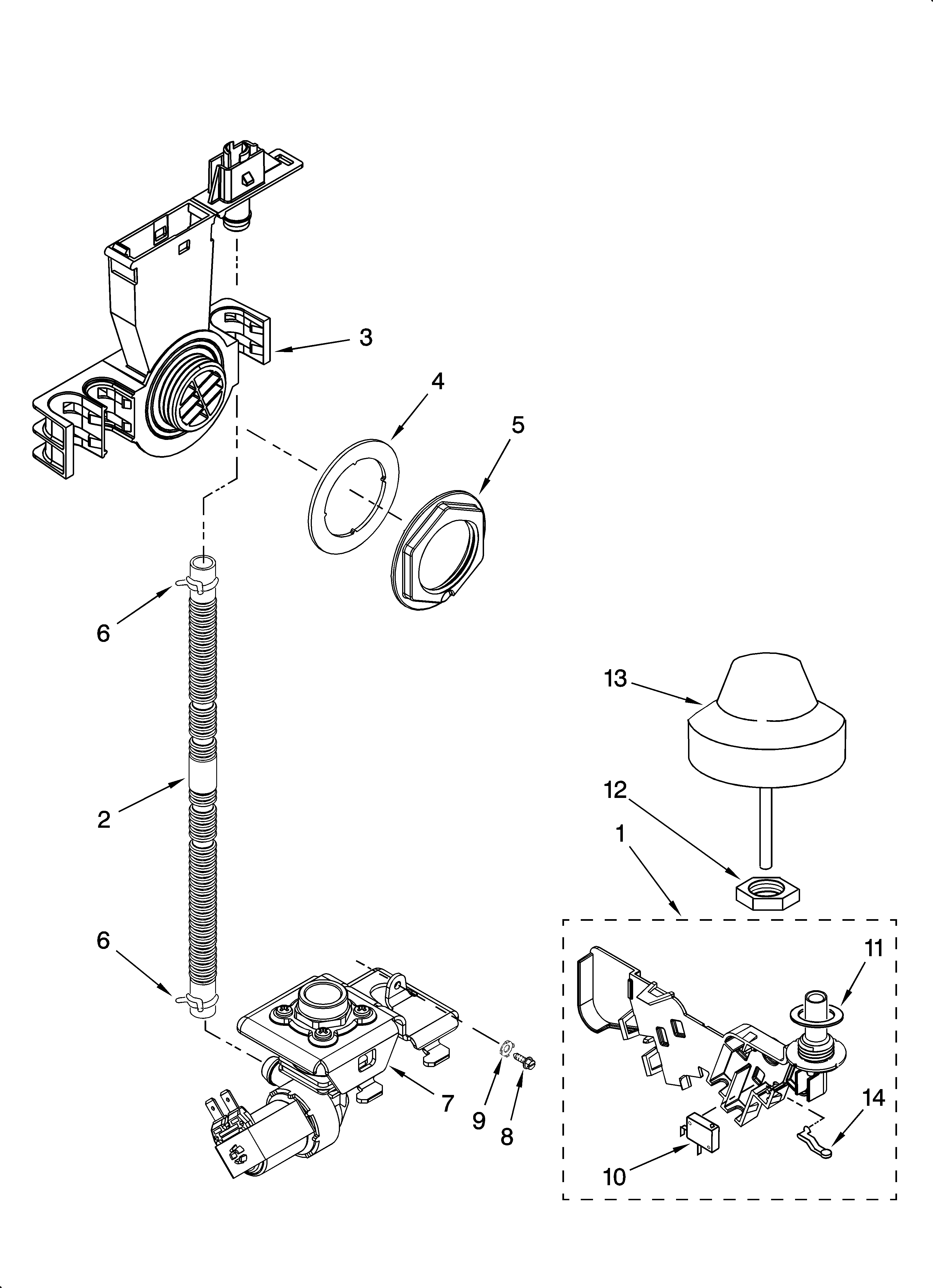 Fill and overfill parts