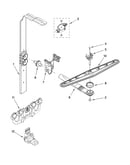 Upper wash and rinse parts