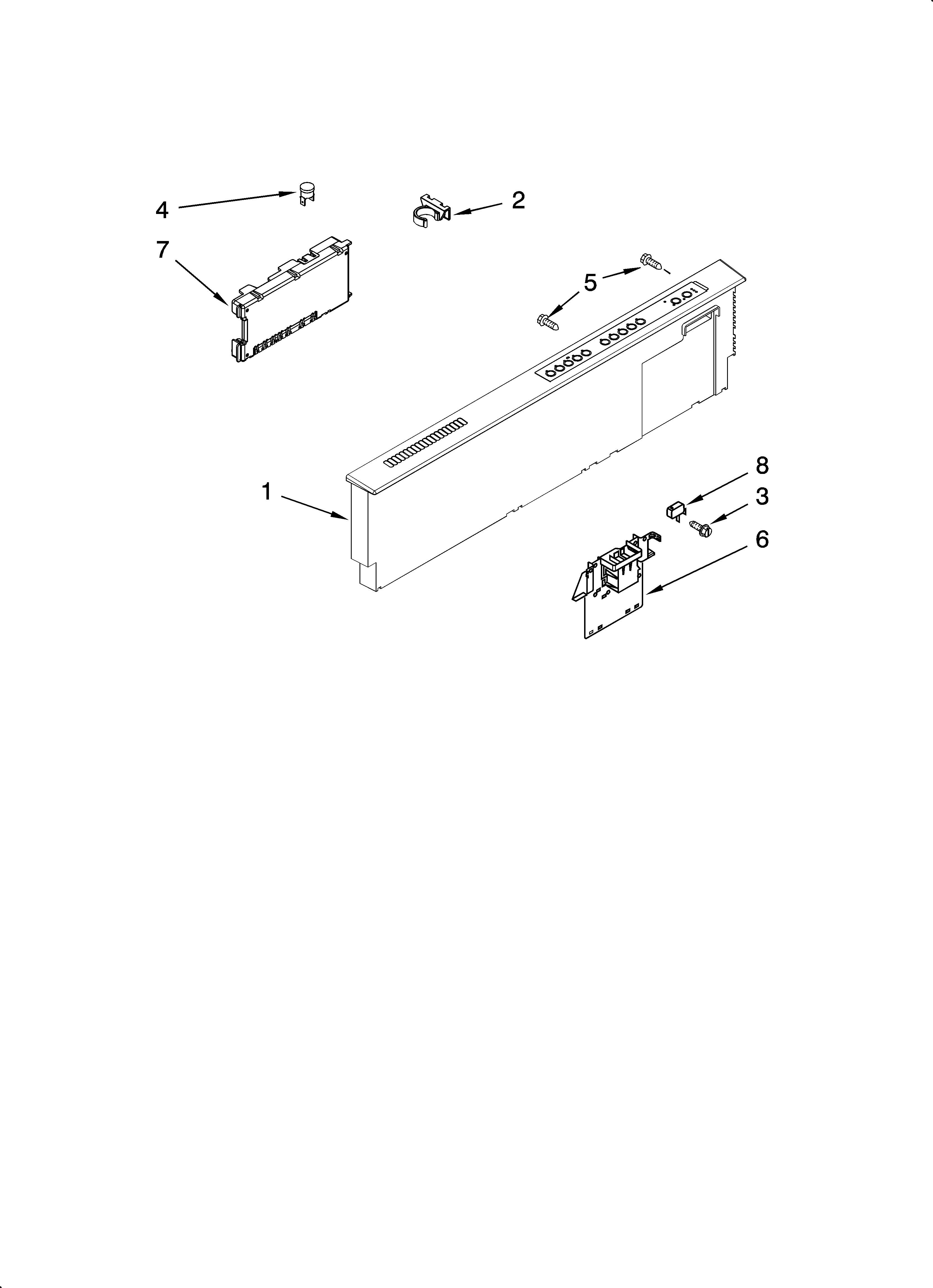 Control panel parts