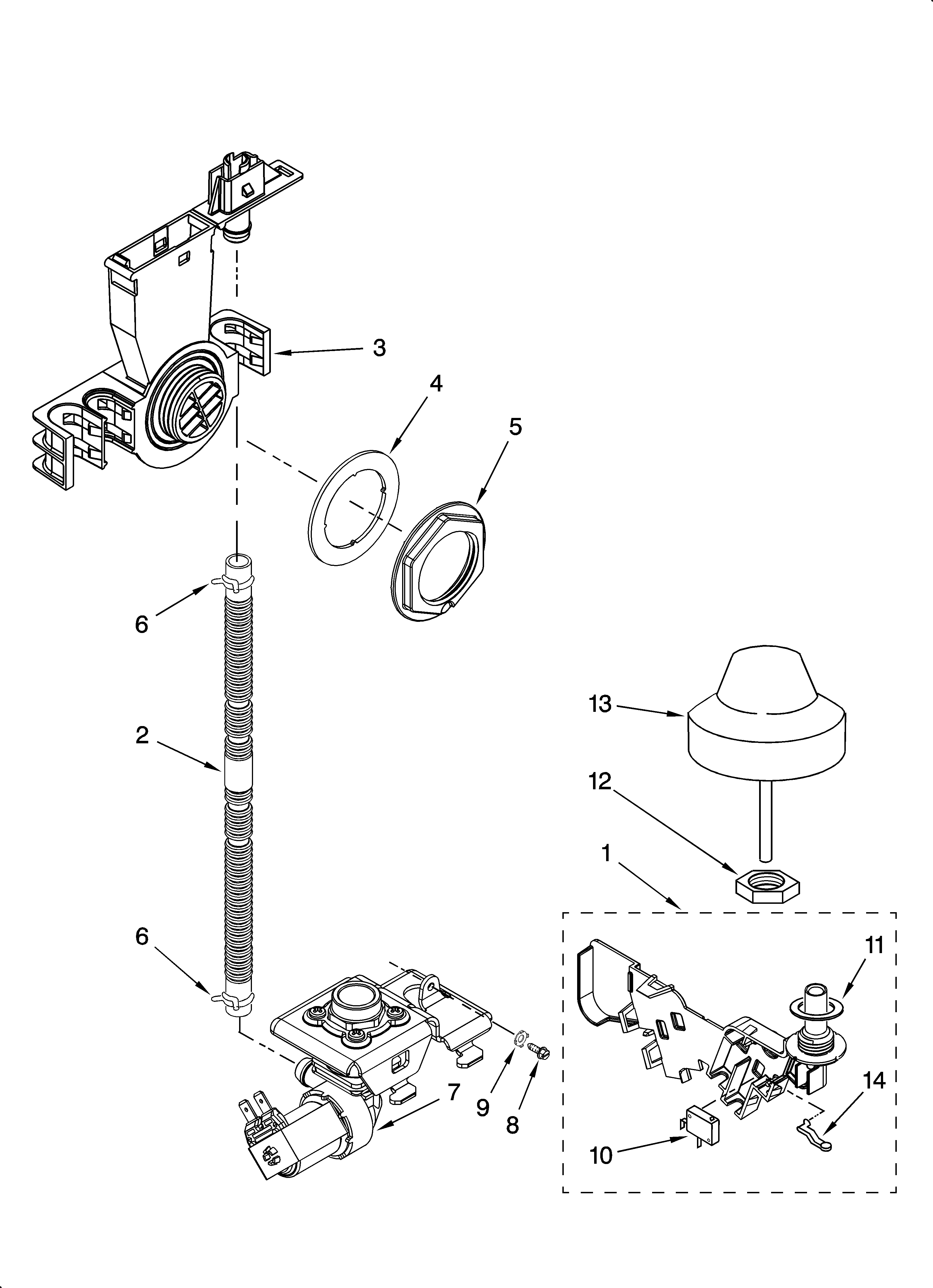 Fill and overfill parts