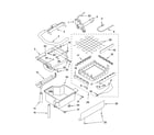 KitchenAid KUIC15NLSS0 evaporator, ice cutter grid and water parts diagram