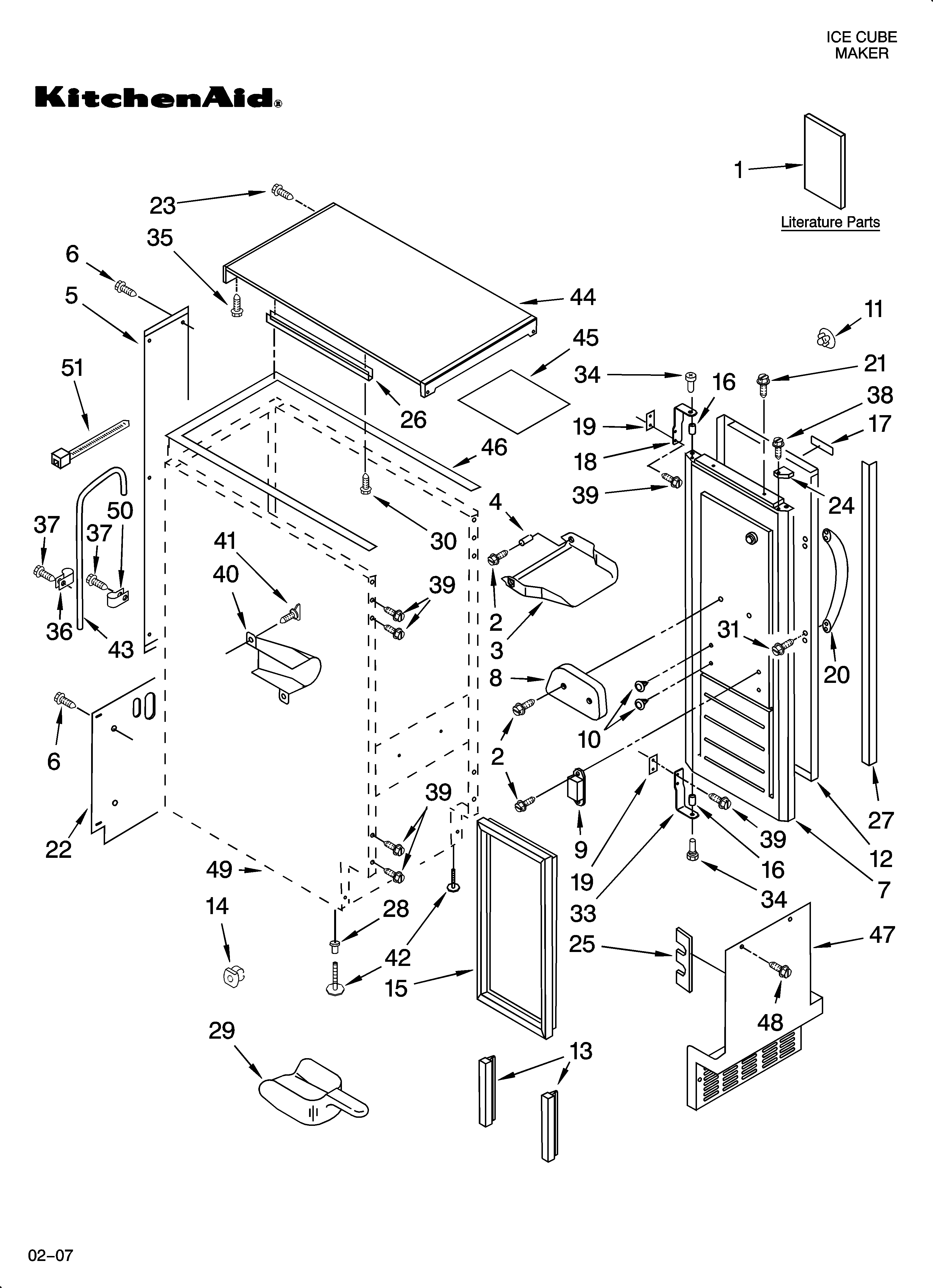 CABINET LINER AND DOOR PARTS