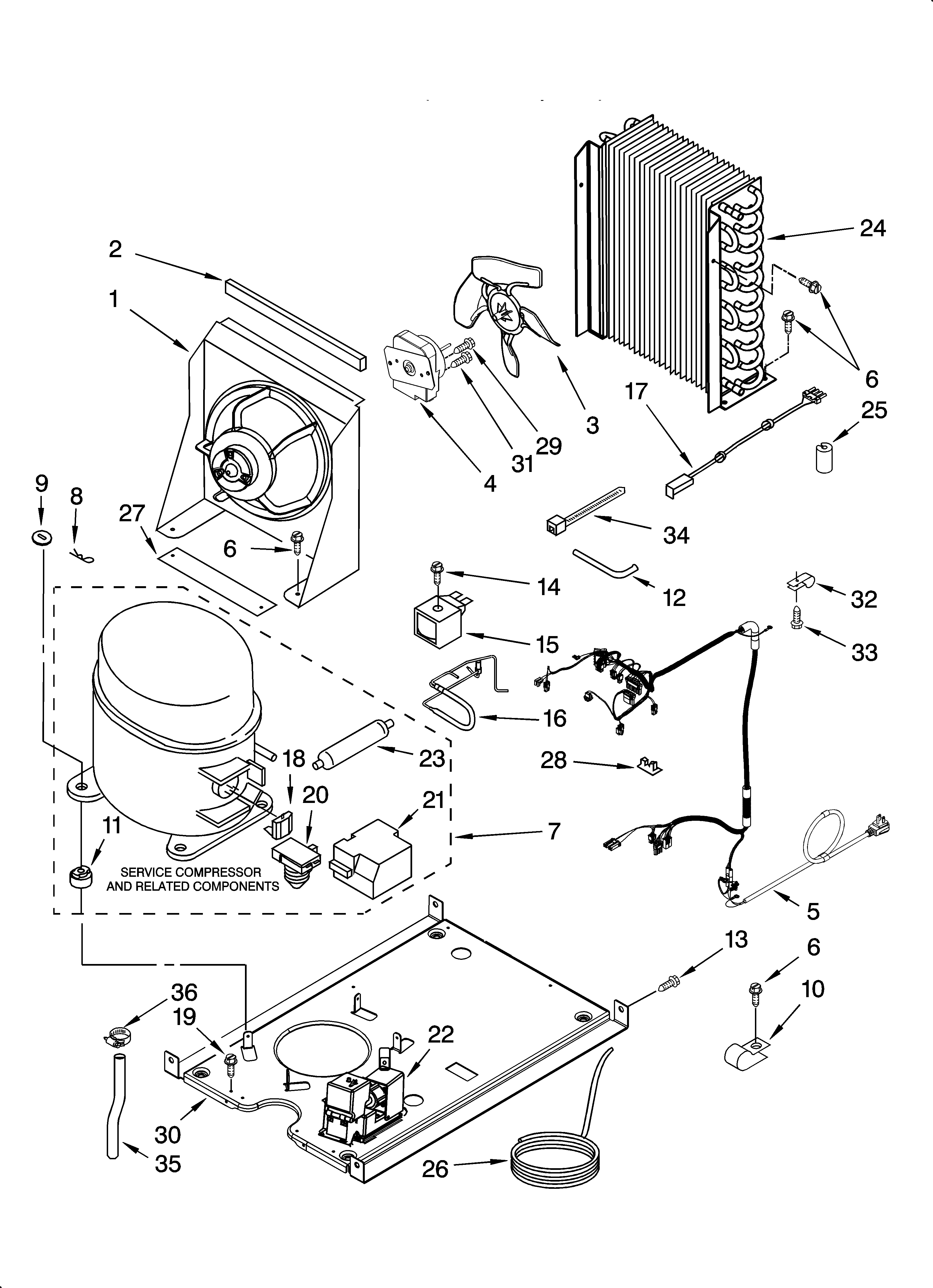 UNIT PARTS, OPTIONAL PARTS (NOT INCLUDED)