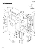 Cabinet liner and door parts