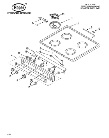 Cooktop parts