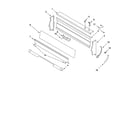 Roper RME23300 backguard parts, miscellaneous parts diagram