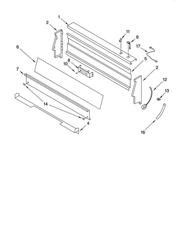 Backguard parts, miscellaneous parts