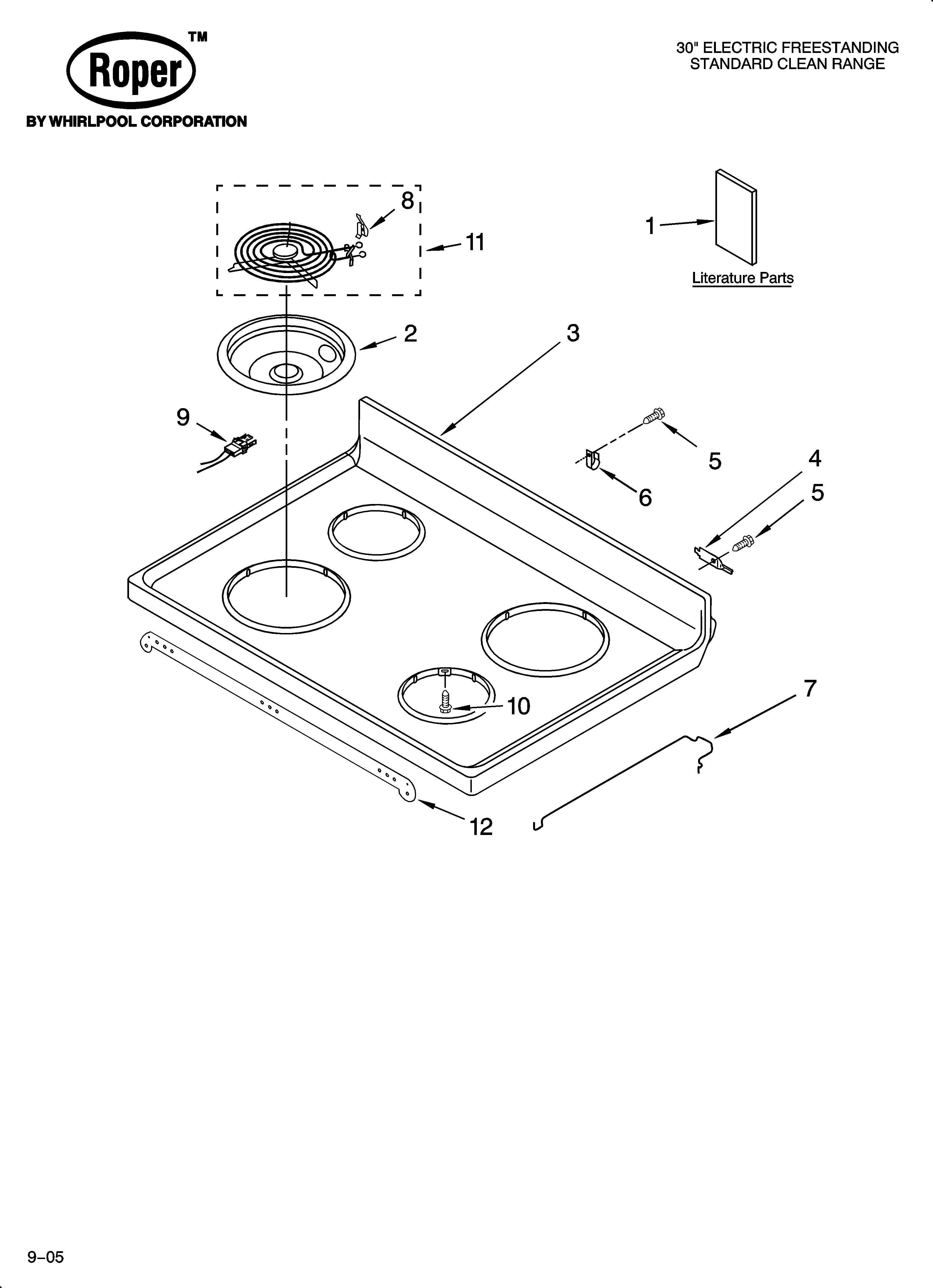 Cooktop parts