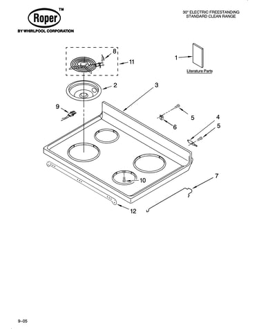 Cooktop parts