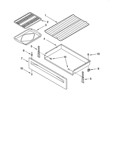 Drawer & broiler parts