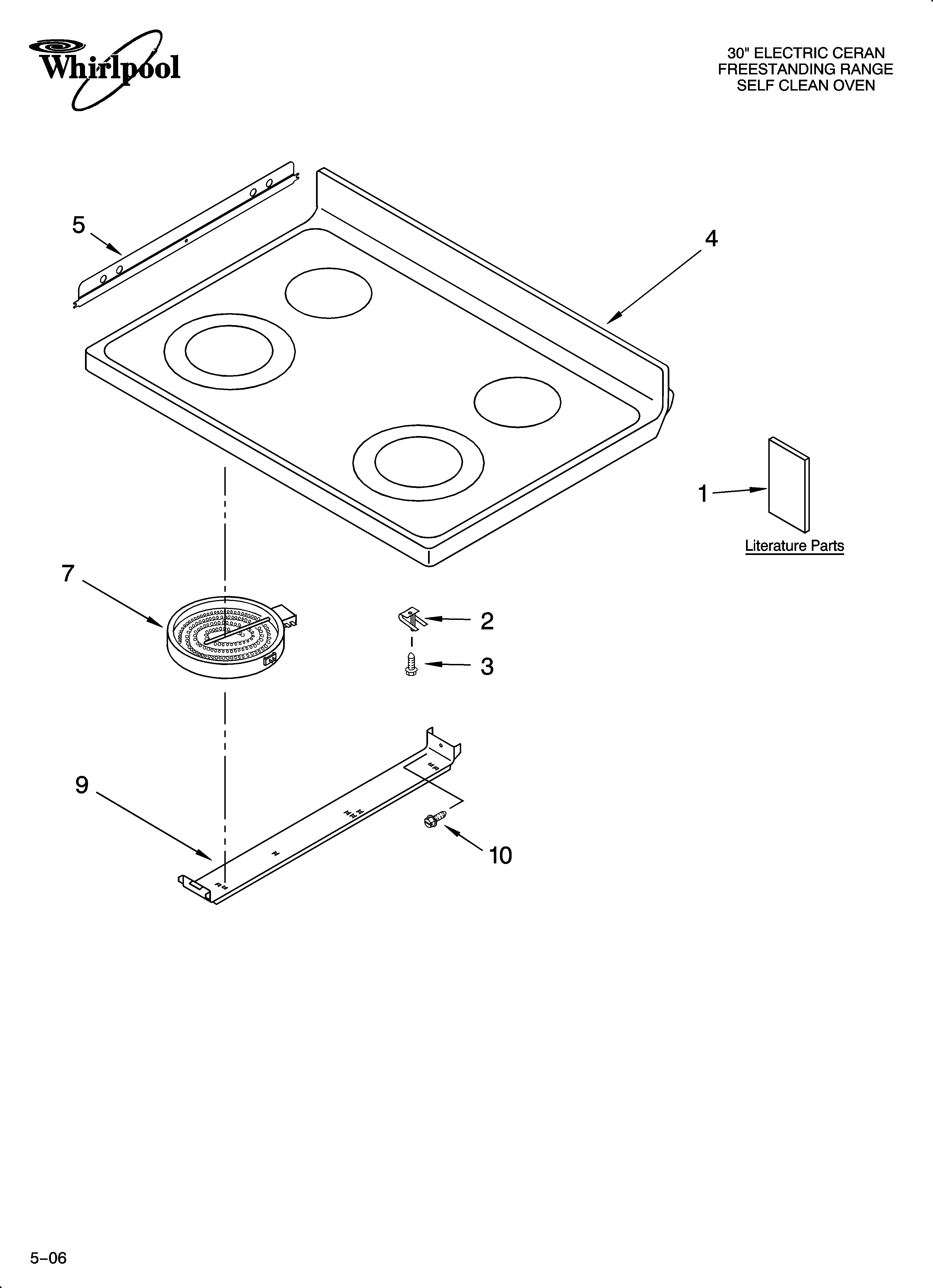 Cooktop parts