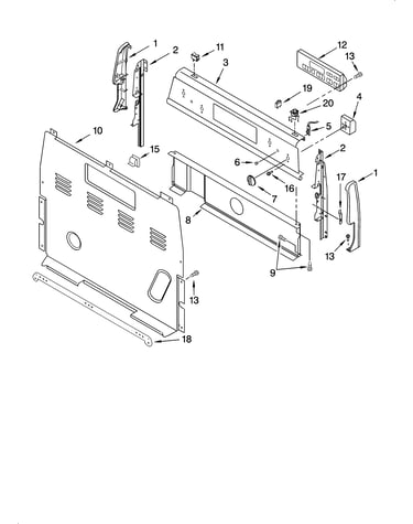 Control panel parts