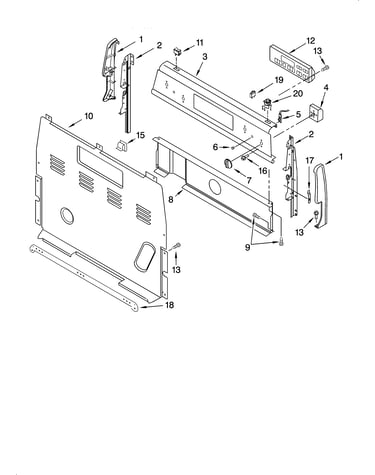 Control panel parts