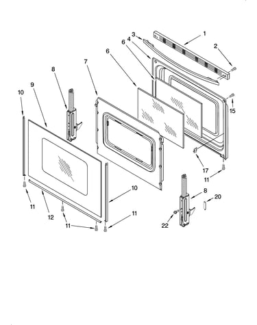 Door parts, optional parts