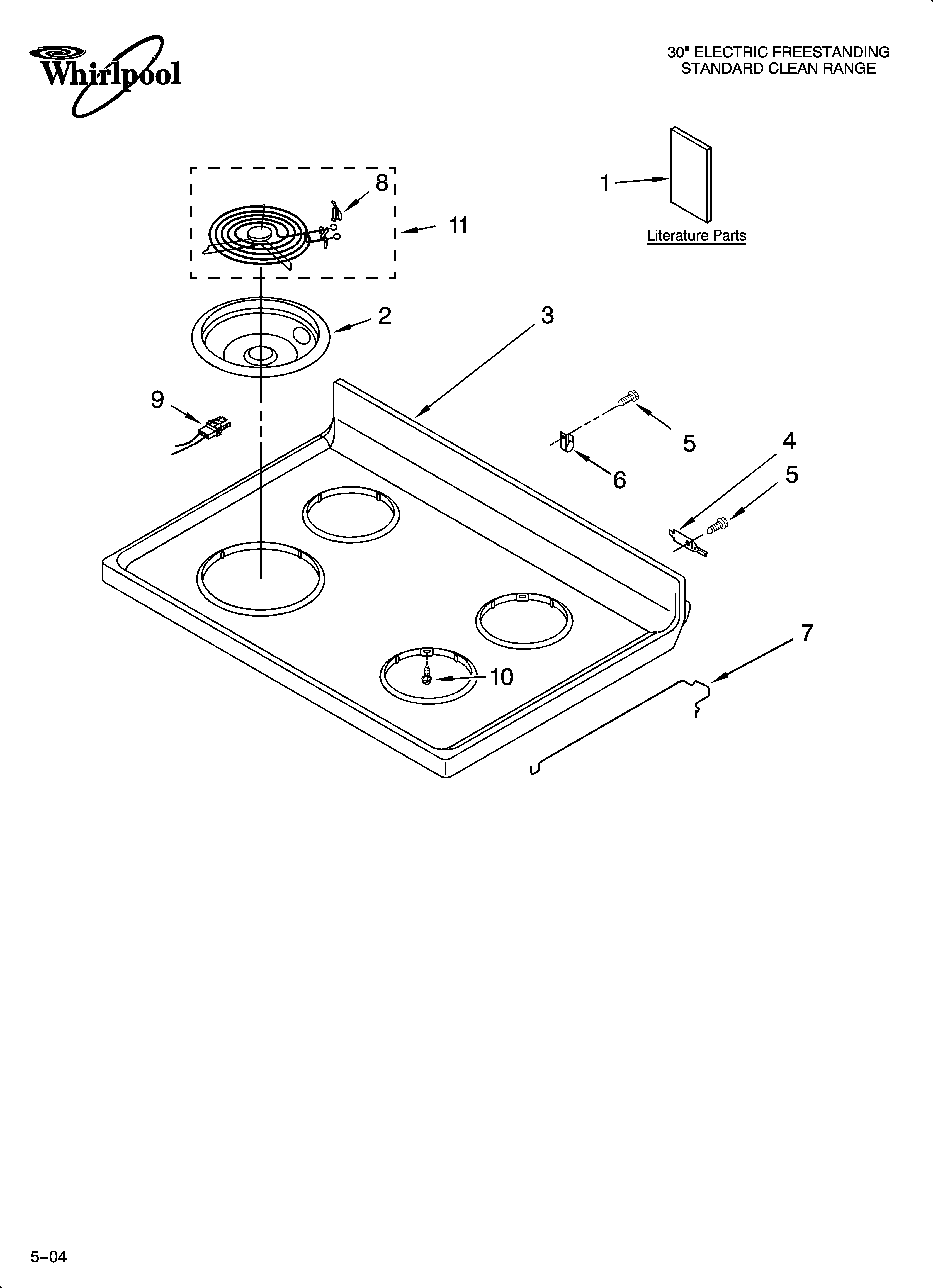 Cooktop parts