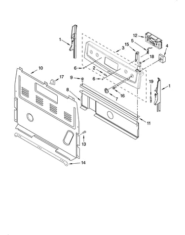 Control panel parts