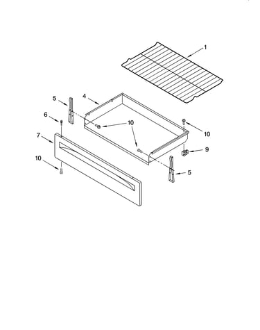 Drawer & broiler parts
