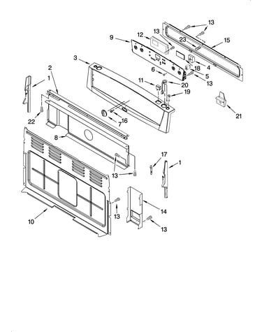 Control panel parts