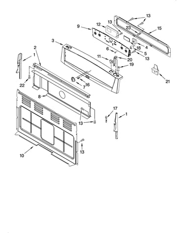 Control panel parts