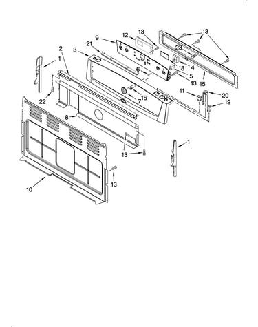 Control panel parts