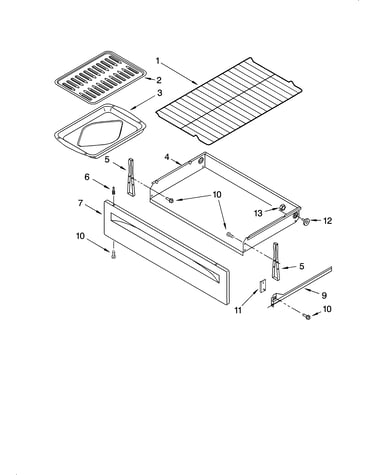 Drawer & broiler parts