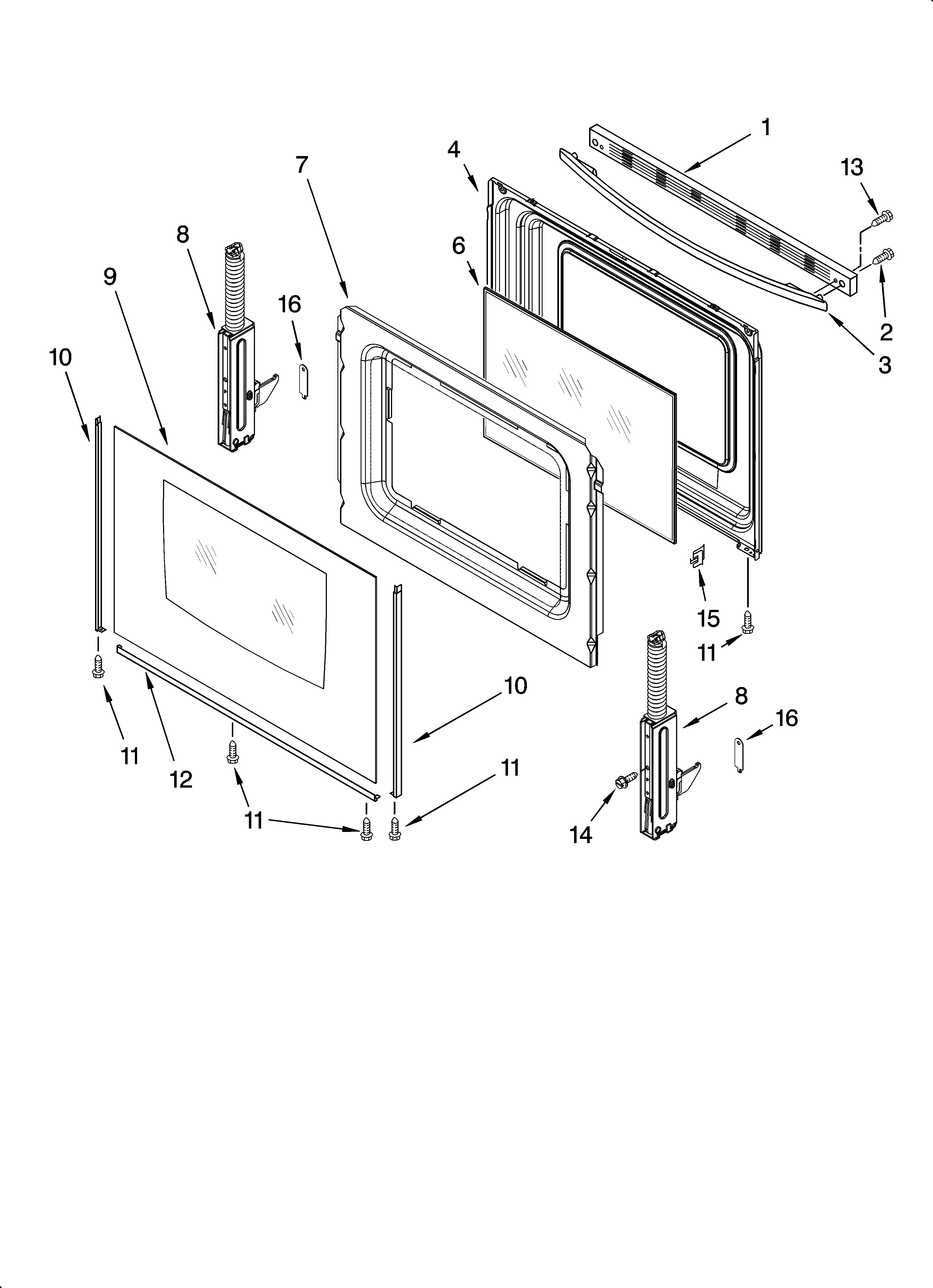 Door parts, optional parts