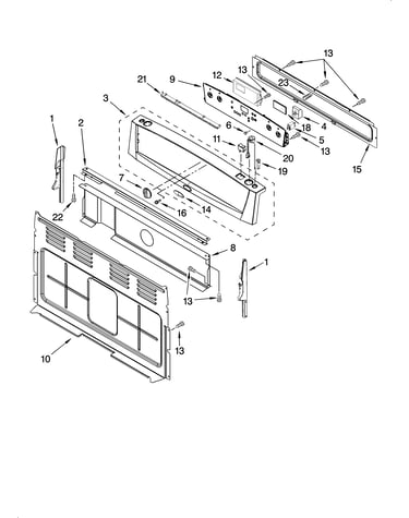 Control panel parts