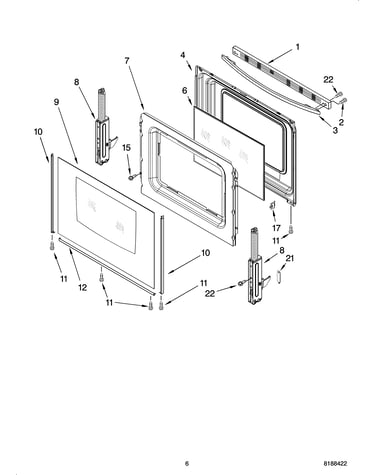 Door parts, optional parts (not included)
