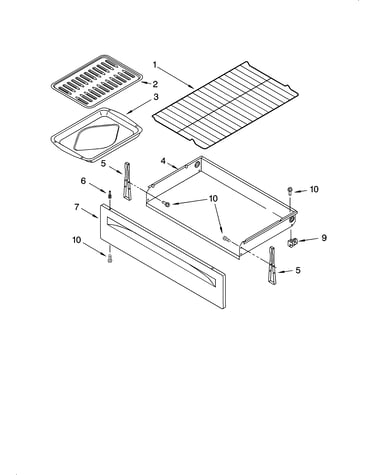 Drawer & broiler parts