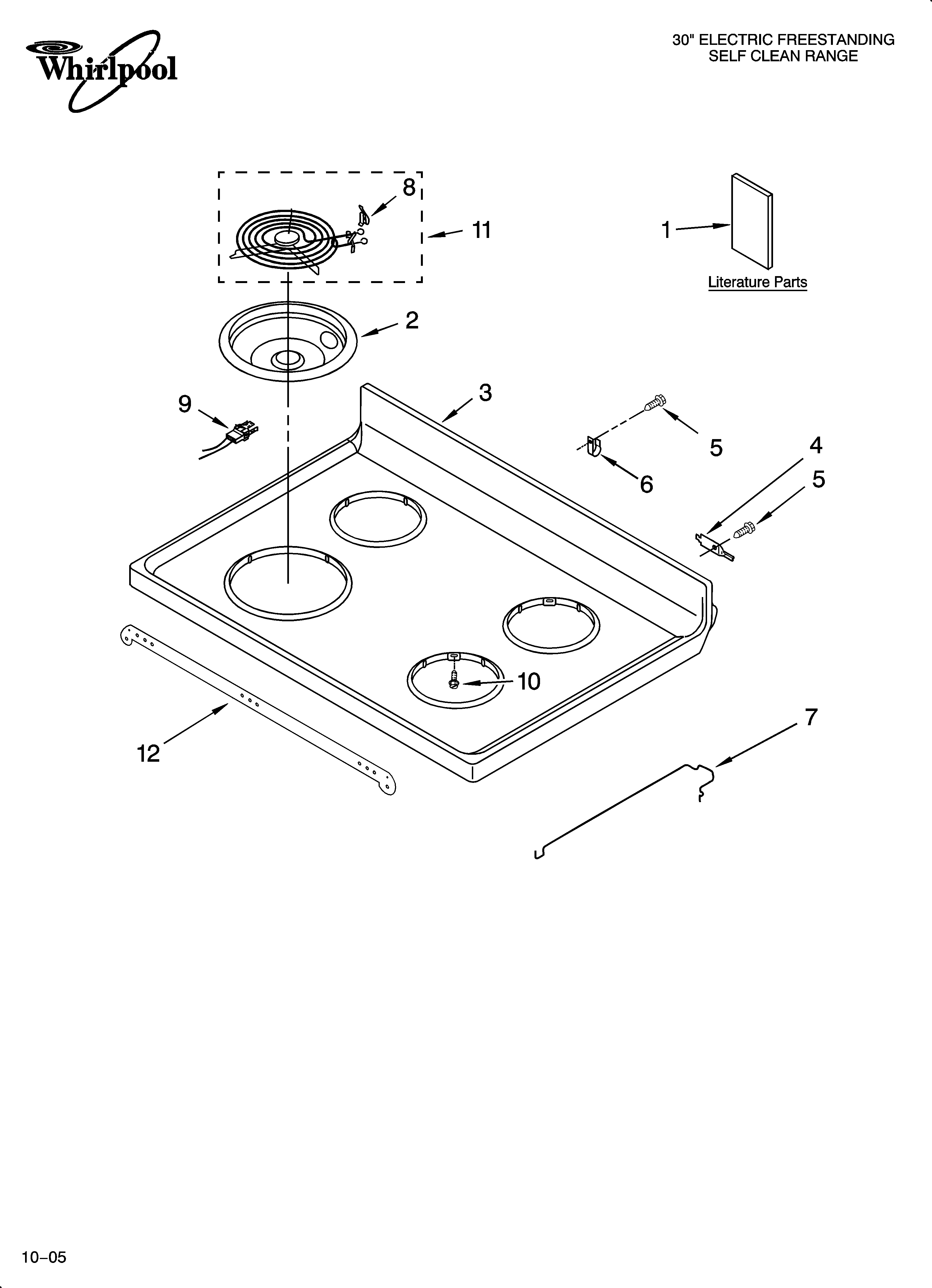 COOKTOP PARTS