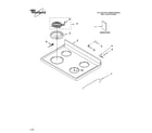 Whirlpool WERP3100PQ1 cooktop parts diagram