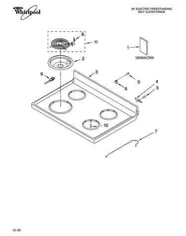 Cooktop parts