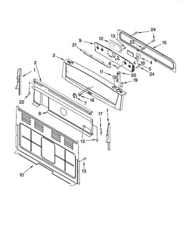 Control panel parts